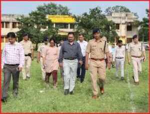 कमिश्नर एवं आईजी ने अमानगंज पहुंचकर कार्यक्रम स्थल की देखी व्यवस्थाएं, अधिकारियों को पूर्व तैयारी के संबंध में दिए निर्देश।।