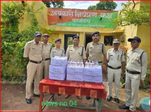 सुनवानी और सिमरिया में आबकारी विभाग द्वारा भारी मात्रा में पकड़ी गई अवैध शराब।।