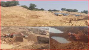 पर्यावरण संरक्षण नियमों को दरकिनार कर अजयगढ़ क्षेत्र में हो रहा खुलेआम रेत उत्खनन, प्रशासन मौन